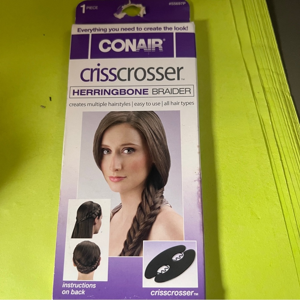 🎄Conair Crisscrosser Herringbone Braider - Black 🎅